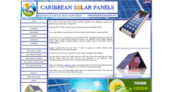 Desktop Screenshot of caribbeansolarpanels.com